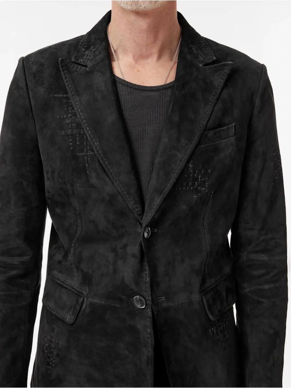 $2998 John Varvatos Collection Dunmore Suede Jacket EU 52 USA 42